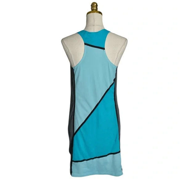 Title Nine Diamalete Colorblock Sleeveless Golf Tennis Athletic Stretch Dress M - Picture 5 of 7